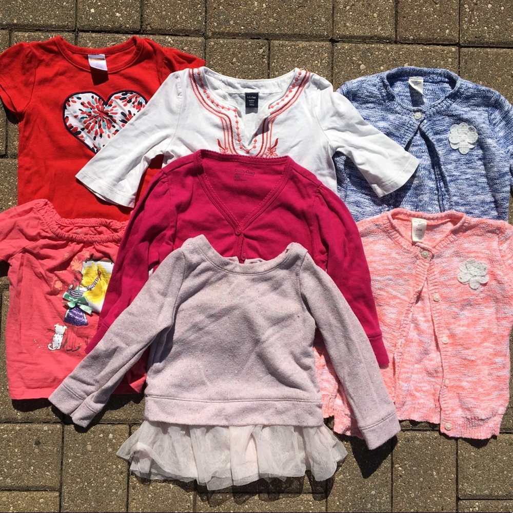 Girls 2T/24 Month Shirt Lot